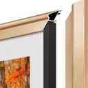 TV Frames 55 Deco Alloy Bezel Only for Samsung The Frame TV and Pro TVs (Fits 2021-2026, LS03A, LS03B, LS03C, LS03D, LS03FA, LS03FW, LS03HE, LS03HW), Modern & Minimalist Styles from TV to Art, Interchangeable Bezels for Home Decor, Easy Installation