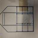 Portable Greenhouse for Outdoors | Walk in Greenhouses Heavy Duty with Durable PE Plant Cover with 3 Tiers of 12 Shelves | Gardening Plant House with Roll-up Zipper Door - 57*57*77 Inches