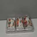 Crystal Club Christmas Flameless Candles Battery Operated, Holiday Nutcracker LED Candles with Remote, Realistic Pillar Candles for Xmas Tree, Mantel, Home Decor, Set of 3