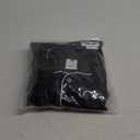 MoFiz Men's Pajama Set Soft Cotton Button Down Notched Collar Pjs Long Sleeve 2 Piece Sleepwear Lounge Nightwear with Pocket (Medium, Black)