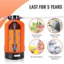 VEVOR RV Water Softener, 16,000 Grain Portable Water Softener, with 3/4" Brass Fittings and 42" Hose, Soften Hard Water Filter System for RVs, Trailers, Boats, Mobile Car Washing, Pressure Washing