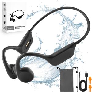 Swimming Headphones-Bone Conduction, 10hH Battery Life, MP3 Mode, Wireless Bluetooth