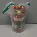 Valery Madelyn Christmas Ornaments Set, 30ct 2 Inches Red and Gold Shatterproof Christmas Tree Decorations Ball Ornaments Bulk, Luxury Hanging Ornaments for Xmas Holiday Party Decor