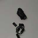 EZshoot 800 Lumens Pistol Light Laser Combo Rechargeable, Pistol Flashlight with Slidable Rail Compatible with Glock and Picatinny Rail, Gun Light with Red Laser Beam (Black)