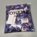 fohemr Mens Christmas Novelty Shirt Ugly Santa Claus Button Down Long Sleeve Funny Holiday Costume Shirts for Party (XXL)