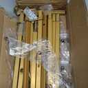 Gold Easel Stand for Sign,Adjustable Easel Dispaly Stand, Metal Large Floor Standing Easels for Pictures,Wedding Poster Stands for Baby Showers,Birthday Parties