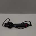 Small Flat Irons for Short Hair, 5s Ultra Fast Heat Up Pencil Flat Iron, Negative Ions Mini Flat Iron for Edges, 3/10'' Travel Mini Hair Straightener with Digital Temp Control, Easy to Use (Hot Pink)