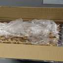 Decorative Box with Lid, Wicker Storage Basket, Water Hyacinth Woven Decorative box for Shelf, Coffee Table, Console Table, Home Decor (Large)