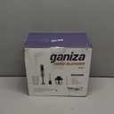 Ganiza Immersion Blender 5 in 1 Hand Blender Max 1000W Heavy Duty Motor, 16 Speed Mode Handheld Blender Stainless Steel Blade With 800ml Mixing Beaker, 600ml Chopper, Whisk and Milk Frother