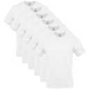 Gildan Men's Crew T-Shirts, Multipack, Style G1100, Size L, 6 Pack