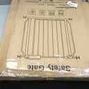 Fairy Baby Extra Wide Baby Gate Black 67-71.5 Inch Wide, Walk Through Pressure Mounted No Drill for Doorways, Long and Large Tension Gate for Pet and Kids