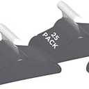 Simplify Slim Velvet Clothes Hangers | 100 Pack | Non-Slip | Shirts | Suit | Pants | Dresses | Garments | Closet Storage & Organization | Durable | Grey