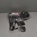 slopehill Professional Ionic Hair Dryer, Powerful 1800W Fast Drying Low Noise Blow Dryer with 2 Concentrator Nozzle 1 Diffuser Attachments for Home Salon Travel (Grey)