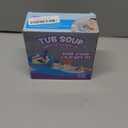 Tub Works Tub Soup Scoop, Strain & Play Toddler Bath Toy | Floating Foam Veggies, Ladle for Scooping & Soup Pot for Straining | Pretend Play Cooking Kids Bath Toys | Creative Bathtub Toys