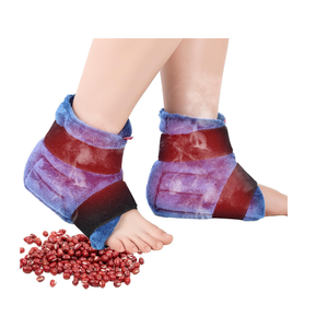 Comfytemp Ankle Foot Warmers for Feet Heating Pads Microwavable Heated Slippers, FSA Eligible HSA, Microwave Moist Heat Pads Ankle Heating Pad for Plantar Fasciitis, Get Well Items