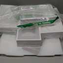 SEE SPRING 12 Pack Shoe Storage Box, Clear Plastic Stackable Shoe Organizer for Closet, Space Saving Foldable Shoe Rack Sneaker Container Bin Holder (Large Fit Size 9)