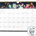 Calendar 2025-2026 - Durable Thick Paper, Includes July 2025 to December 2026, 11 x 8.5 Inches for Home & Office Planning With Holiday Marking Stickers (B) 2Pack