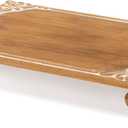 NIKKY HOME Farmhouse Risers Display Stands, Rustic Wood Pedestal Decorative Tray, Centerpiece Decor for Coffee Bar Table, Kitchen Counter, Dining Room