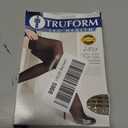 Truform Sheer Compression Stockings, 15-20 mmHg, Women's Thigh High Length, 20 Denier, Beige, Large