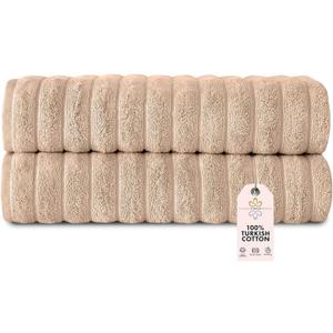 Classic Turkish Towels CTT Premium 2 Pack Bath Towels Set, Made with 100% Turkish Cotton, Spa & Hotel, Quick Drying Towels, Absorbent & Comfy | 27"x54" (Almond Beige) Classic Turkish Towels CTT Premium 2 Pack Bath Towels Set, Made with 100% Turkish Cotton, Spa & Hotel, Quick Drying Towels, Absorbent & Comfy | 27"x54" (Almond Beige)