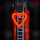 3 x Bike Tail Light, 10 Replaceable LED Strips,6 Modes, Waterproof led Bike Tail Light. Fits Mountain & Road Bikes for Adults & Kids