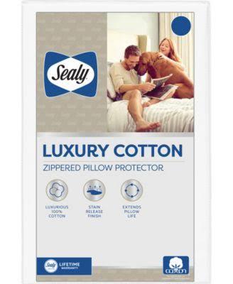 Luxury Cotton Pillow Protector Standard/Queen Size