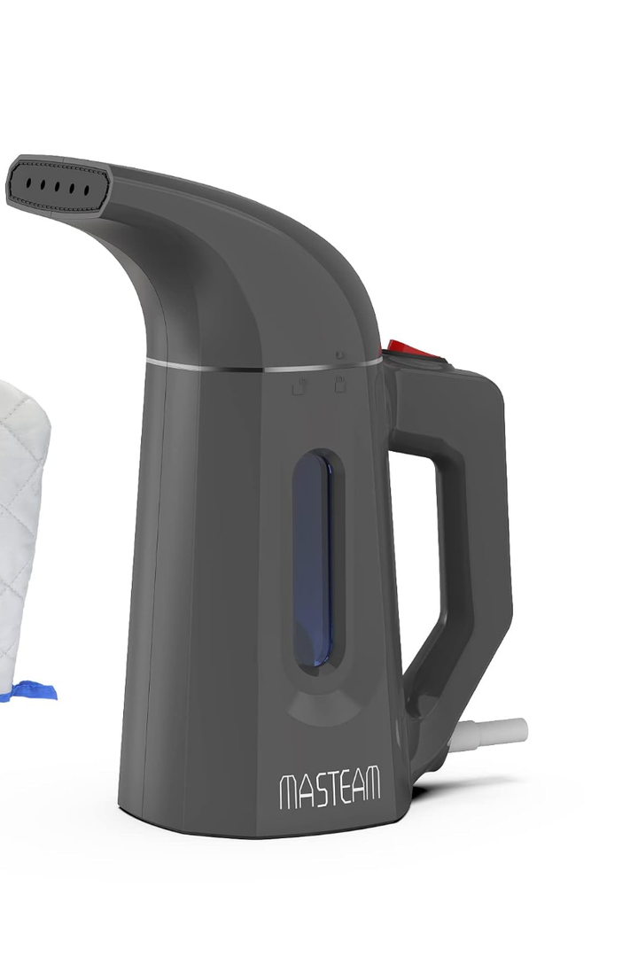 Steamer for Clothes Wrinkle Removes,Portable Handheld Garment Steamer for Hat,1lbs Lightly,40s Fast Heat-up,8 FT Power Cord,800W, Mini-Steamer for Home, Office and Travel (Dark Grey)