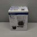 Capresso 5-Cup Mini Drip Coffee Maker, White
