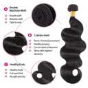 Bundles Human Hair Body Wave Bundles 26 28 30 inch Body Wave Human Hair Bundle 10A Brazilian Virgin Remy Hair Extensions 150g