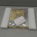 Gold Floating Frame Set of 2, Gold 8x10 Picture Frames Fit for Multi Size 7x9, 5x7, 4x6 Photos, Tempered Glass Floating Picture Frame for Tabletop Display