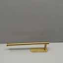 VAEHOLD Adhesive Paper Towel Holder Under Cabinet Wall Mount for Kitchen Paper Towel, Paper Towel Roll Holder Stick to Wall, Stainless Steel (Gold)