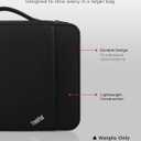 Lenovo ThinkPad 14-Inch Laptop Sleeve Slim Protective Notebook & Tablet Case Compatible with ThinkPad, MacBook Air & MacBook Pro Lightweight, Shock-Resistant