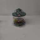 More Birds Large Lantern Bird Feeder, Lantern-Style Wild Bird Feeder, 5 Feeding Ports, 3.8-Pound Seed Capacity, Green