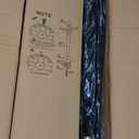 Red Carpet Ropes and Poles, Rope Safety Barriers with 5 ft Black Rope, Stainless Steel Barriers for Party, Museums, Wedding, Easy Connect Assembly, 4PCS