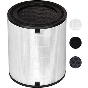 for LEVOIT LV-H133 Air Purifier Replacement Filter Set -True and Activated Carbon Filters -Compatible with Tablenco LV-H133-RF Filter Set for 3-in-1 LV-H133 Air Purifier