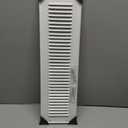 HVAC Premium 4" x 18" [Duct Opening] Flat Stamped Steel Return Air Grille - Sidewall and Ceiling - HVAC Vent Duct Cover - White [Outer Dimensions: 5.75w X 19.75"h]