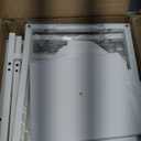 19.7"W Small Vanity Desk with Mirror & Chair, Mini Cute Makeup Vanity Table Set with 2 Fabric Storage Drawers Opening Shelves, Compact Vanity Desk for Kids Girls Gifts, Bedroom & Small Spaces, White