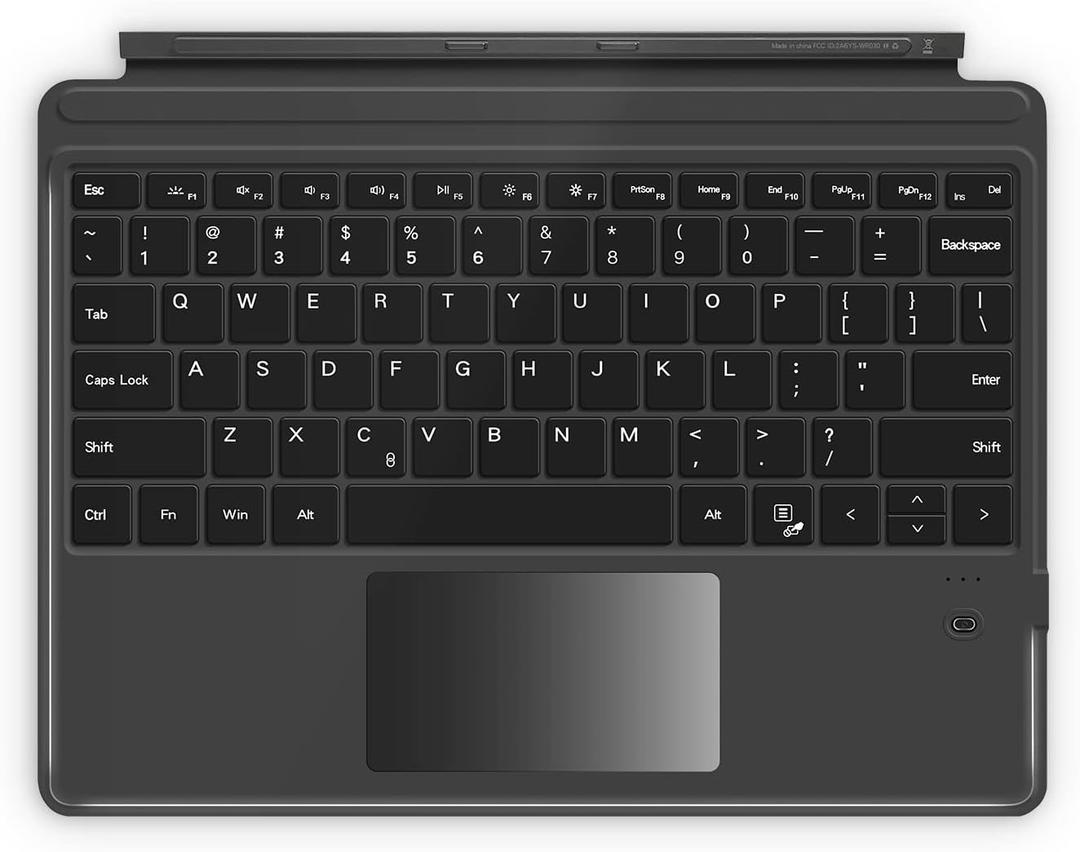 UOGIC Microsoft Surface Keyboard for Surface Pro 9/8/X, Ultra-Slim Wireless Bluetooth Surface Pro 9/8/X Type Cover with USB-C Charge, Multi-Functional Shortcut Keys, Long Battery Life, Backlight