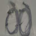 AINOPE USB C Cable [2-Pack, 6.6ft] 3.1A Type C Charger Fast Charging, Right Angle USB to USB C Cable for iPhone 17 Carplay Cable, Galaxy S10+ S10 S9, Note 10 9, LG V30, Moto, iPhone 16 15 Charger Cord (Grey)