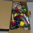 Abeja Multicolor Bubble String Lights, 7.5Ft Vintage Outdoor Christmas String Lights with 7 Multicolor LED Bubble Lights, C7/E12 Candelabra Base for Holiday Party, House, Christmas Celebrations Decor