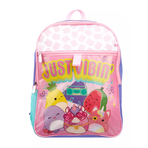 Squishmallows Backpack for Girls | Padded Straps & Large Zip Compartment | Back to School Supplies