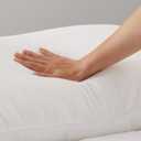 Amazon Basics Down Alternative Pillows for Stomach and Back Sleepers, Soft Density, Standard Size 26" x 20", White, 2-Pack