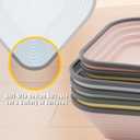 8PCS Stepping Stones for Kids Sensory, Durable Non-Slip Balance Stones for Toddlers,Stackable Indoor & Outdoor Obstacle Course Toys, Develops Balance & Gross Motor Skills (Macaron color)