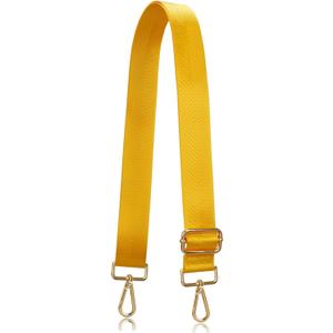 Allzedream Wide Purse Strap Replacement Crossbody Shoulder Bag Adjustable (Yellow)