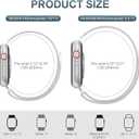 Original Stainless Steel Mesh Loop Compatible with Apple Watch 38mm 40mm 41mm 42mm 44mm 45mm 46mm 49mm Women Men, Magnetic Clasp Replacement for iWatch Bands Series 11 10 9 8 7 6 5 4 Ultra SE 3 2 1