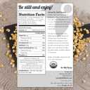 Be Still Farms Yellow Organic Popcorn Kernels (4.8lb) - Uncooked Corn Bulk Great for Movie Night - Healthy Microwave Snacks Ideal for Popping - USA Grown | USDA Certified | Vegan | Non-GMO (76.8 Ounce (Pack of 1))