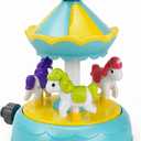 Rotating Carousel Water Sprinkler Toy, Outdoor Yard Splash Spray Toy, Summer Swimming Pool Water Play Toy for Toddler Kids