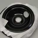 5304430149 and 5304430150 Porcelain Burner Drip Pan Bowls Replacement 318067041 and 318067051 Electric Range Cooktop By AMI PARTS Includes 2 8-Inch and 2 6-Inch Pans