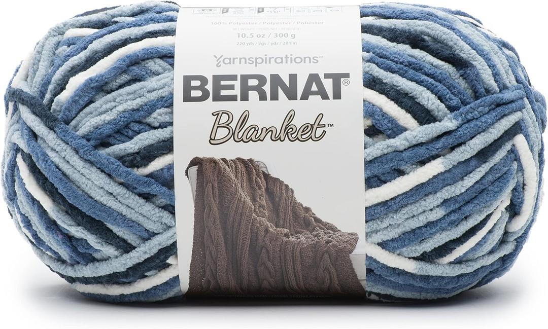 BERNAT BLANKET BB, FADED BLUES