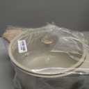 Carote 4.5 QT Stock Pot with Lid, Ceramic Nonstick Soup Pot, Induction Compatible, Easy to Clean, Oatmeal 